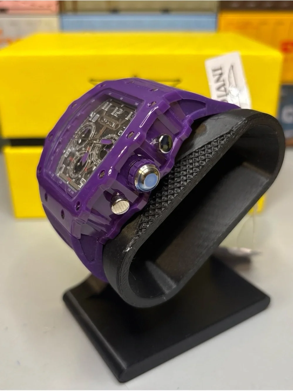 Invicta Racing Nitro Purple Rain Multi-Function Chronograph Watch